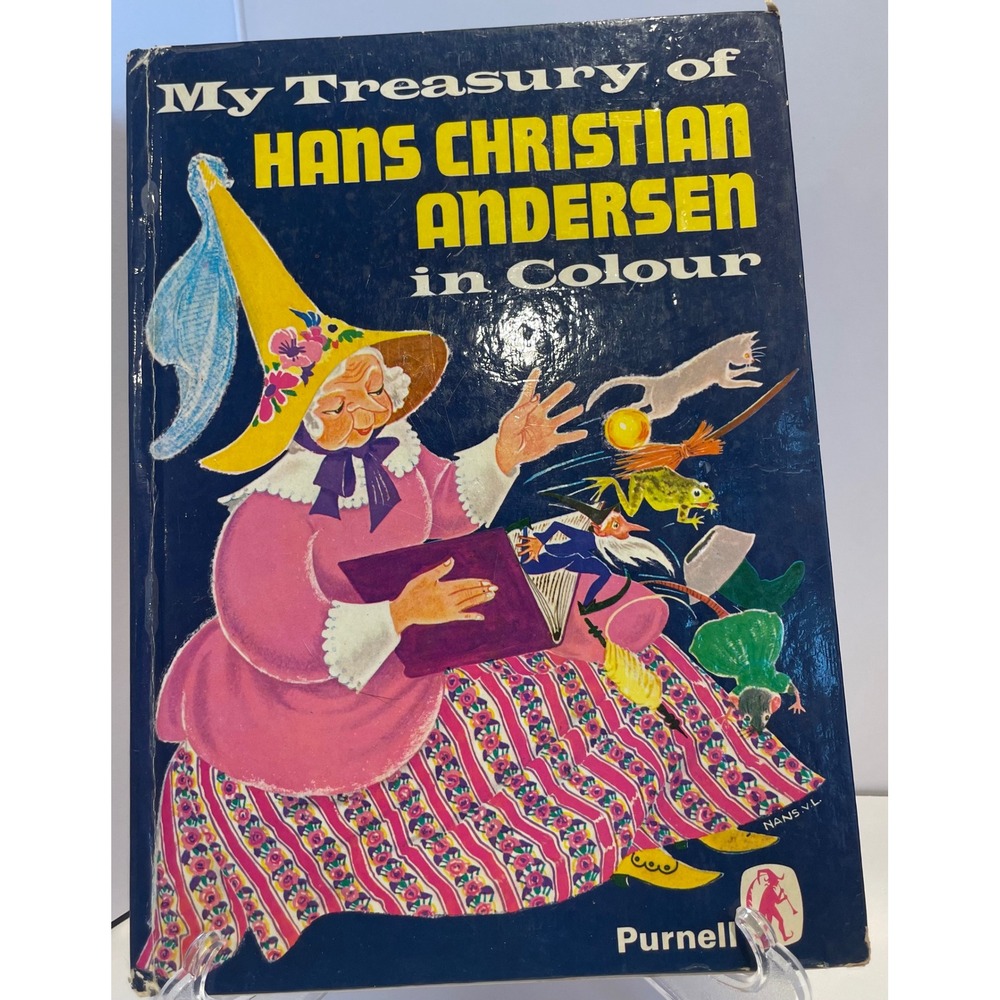 Vintage 1969 My Treasury of Hans Christian Andersen in Colour Purnell Hardcover